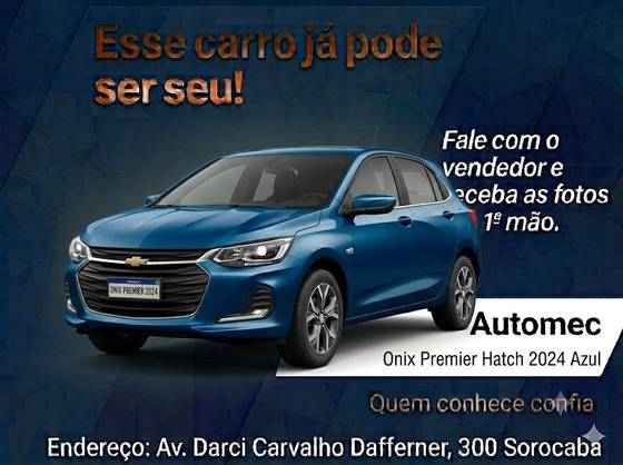 CHEVROLET ONIX 1.0 TURBO FLEX PREMIER AUTOMÁTICO CHEVROLET ONIX 1.0 TURBO FLEX PREMIER AUTOMÁTICO